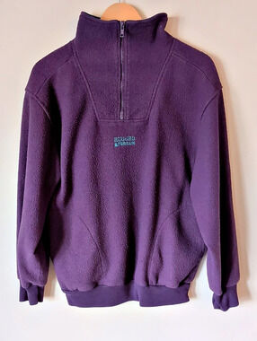 Vintage 90s Rugged Terrain Purple Quarter-Zip Fleece